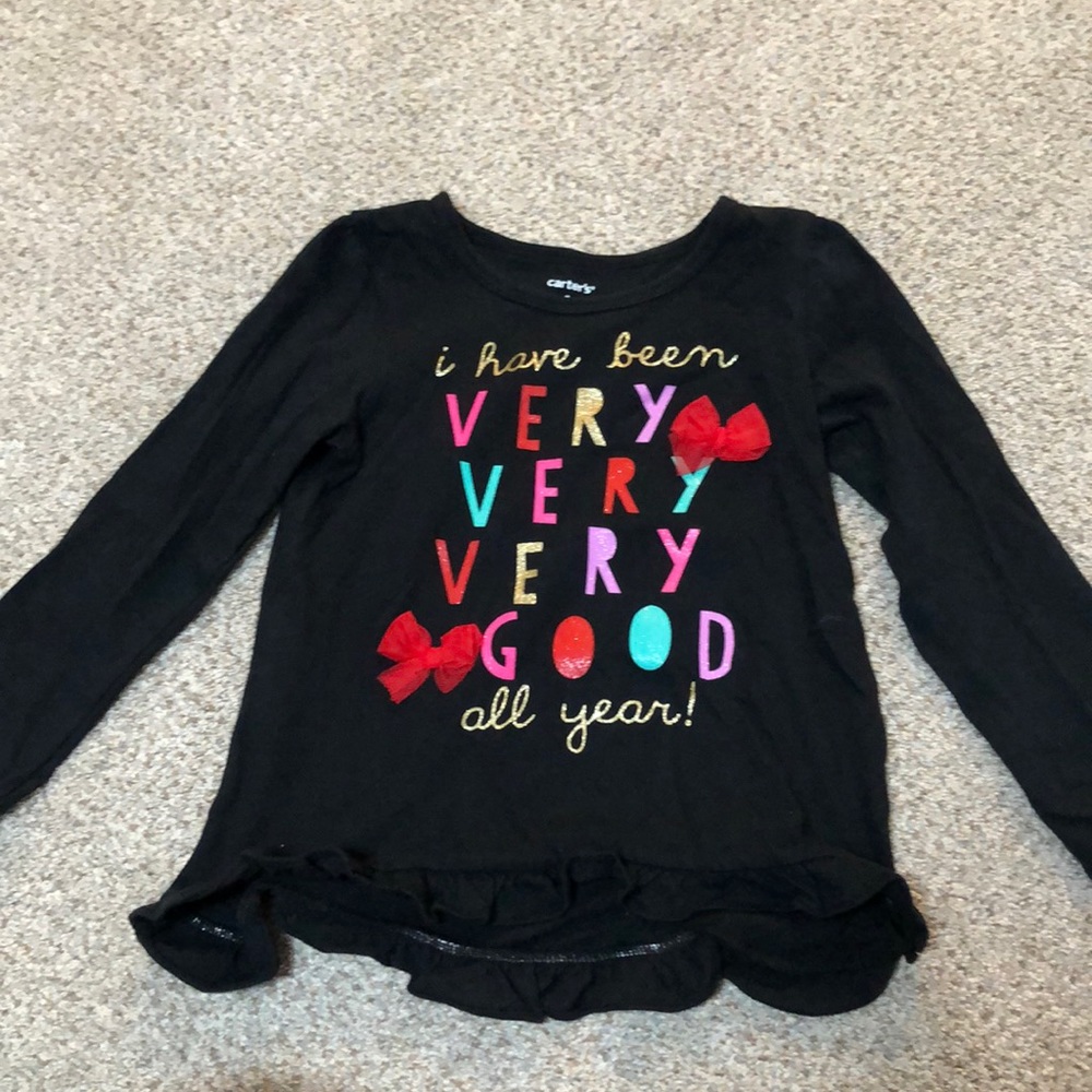 Toddler girl Christmas shirt